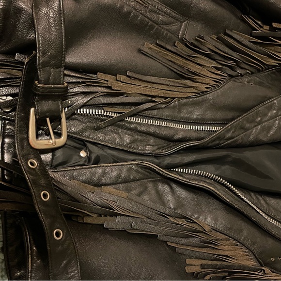 Leather Open Road Biker Jacket - Picture 6 of 12